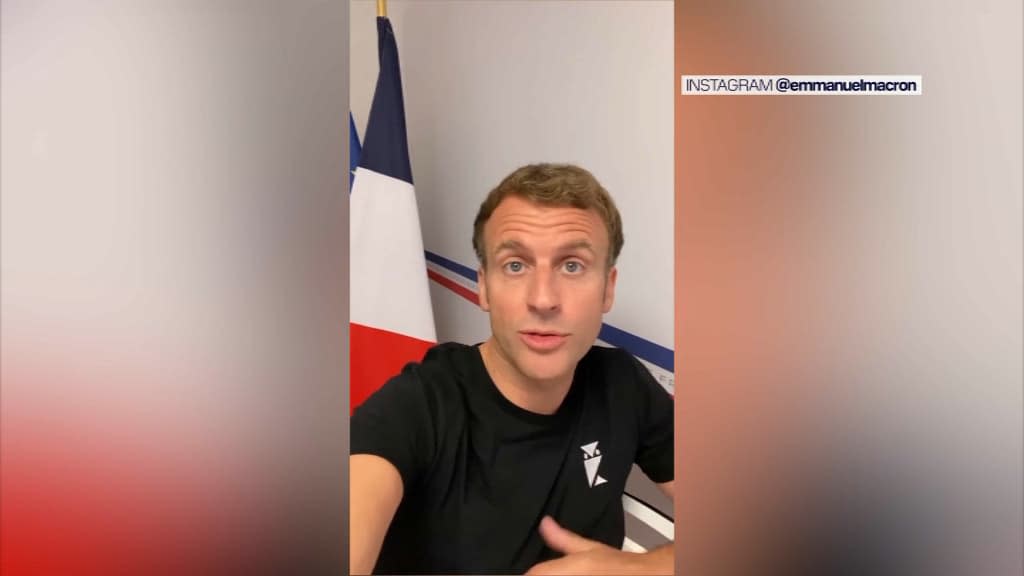 Emmanuel Macron a publié ce lundi 2 août une vidéo sur son compte Instagram - Instagram Emmanuel Macron