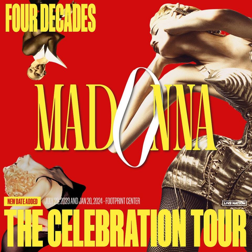 Madonna The Celebration Tour poster art