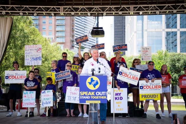 Collier lost to Patrick by 4.8 points in 2018, but thinks the Abbott and Patrick's handling of Texas' recent crises, as well as the GOP's hard rightward shift, may help tip the balance in favor of Democrats in 2022. (Photo: Mike Collier for Lieutenant Governor Campaign)