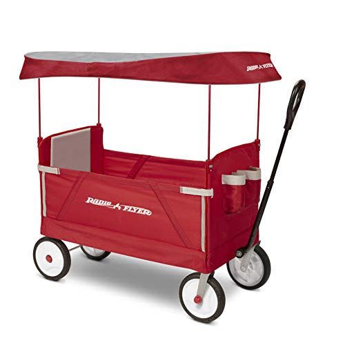 1) Radio Flyer 3-in-1 Folding Wagon