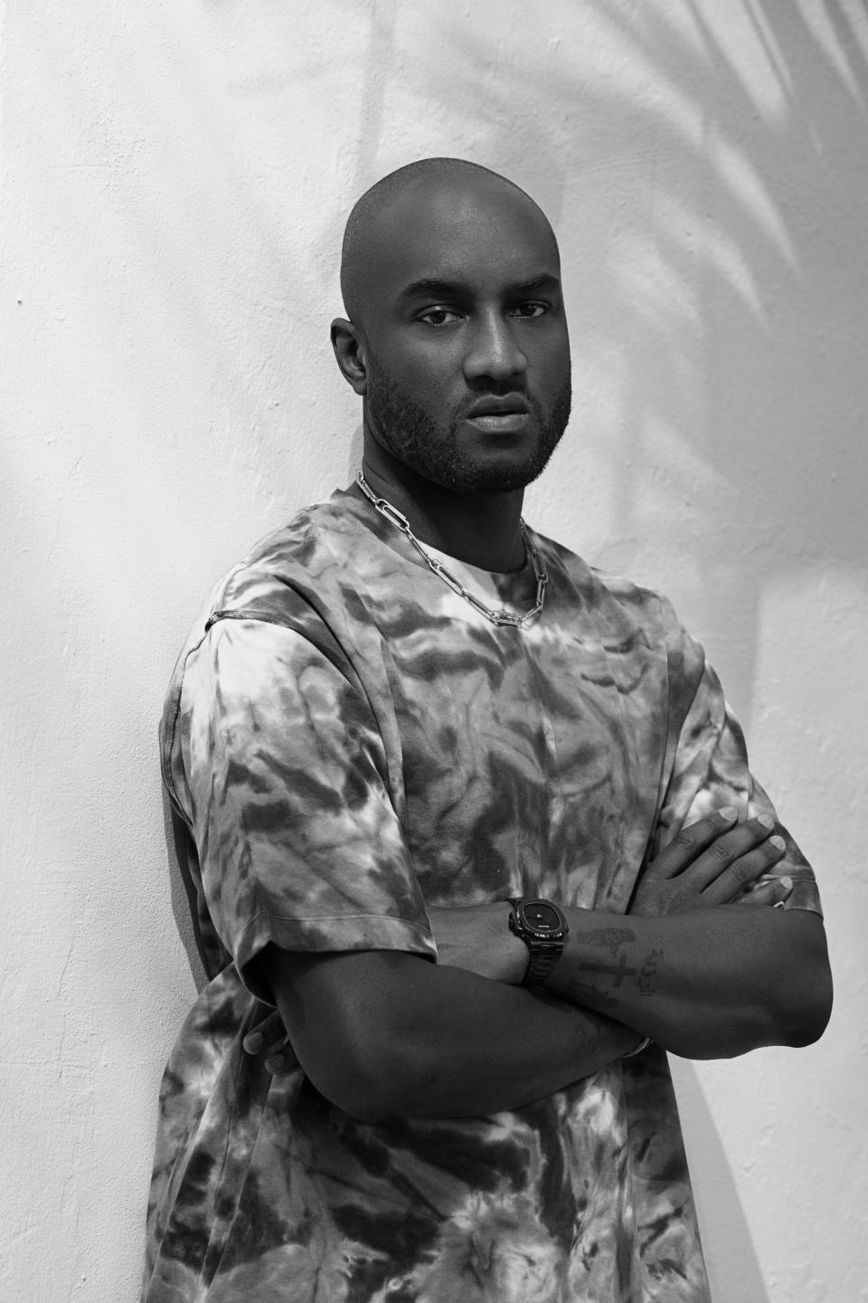 Portrait of Virgil Abloh, photographed on Dec. 6, 2018. - Credit: Lexie Moreland for WWD