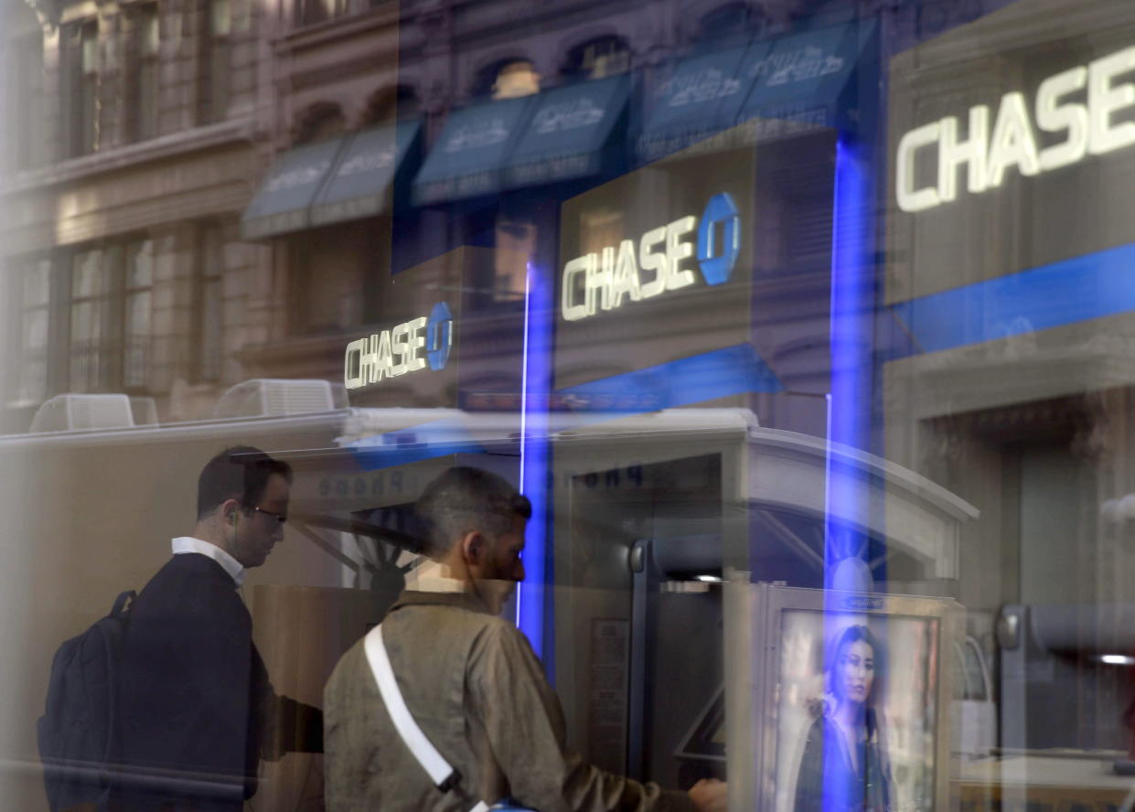 JPMorgan Chase redujo un 60 % su beneficio en el primer semestre por la COVID-19. Foto: EFE. 