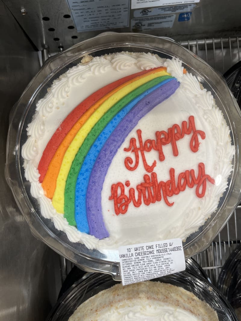 Costco birthday cake