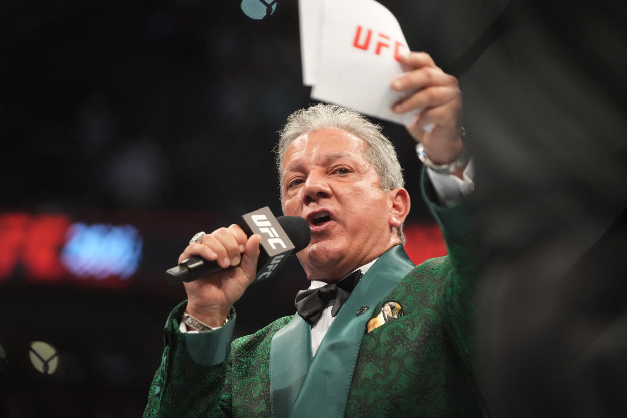 Bruce Buffer at UFC 264.