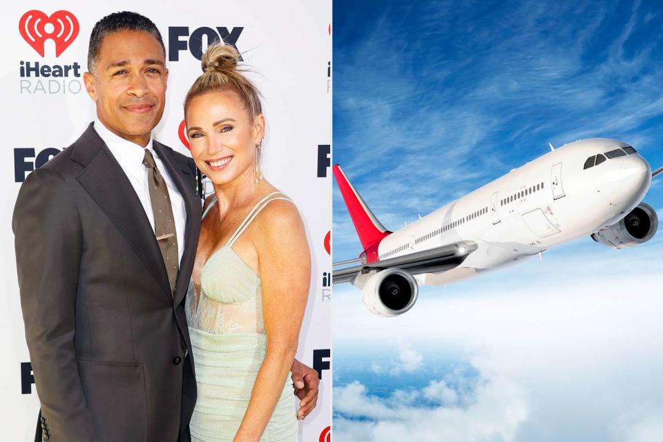 <p>Frazer Harrison/Getty; Aaron Foster/Getty</p> T.J. Holmes and Amy Robach share recent travel story