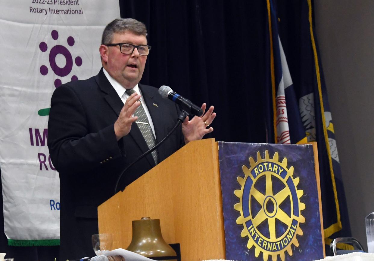 The history of the all-Black 761st Tank Battalion was the topic guest speaker retired U.S. Army Capt. Richard Moran spoke about at the City of Alexandria’s Rotary meeting held Tuesday.