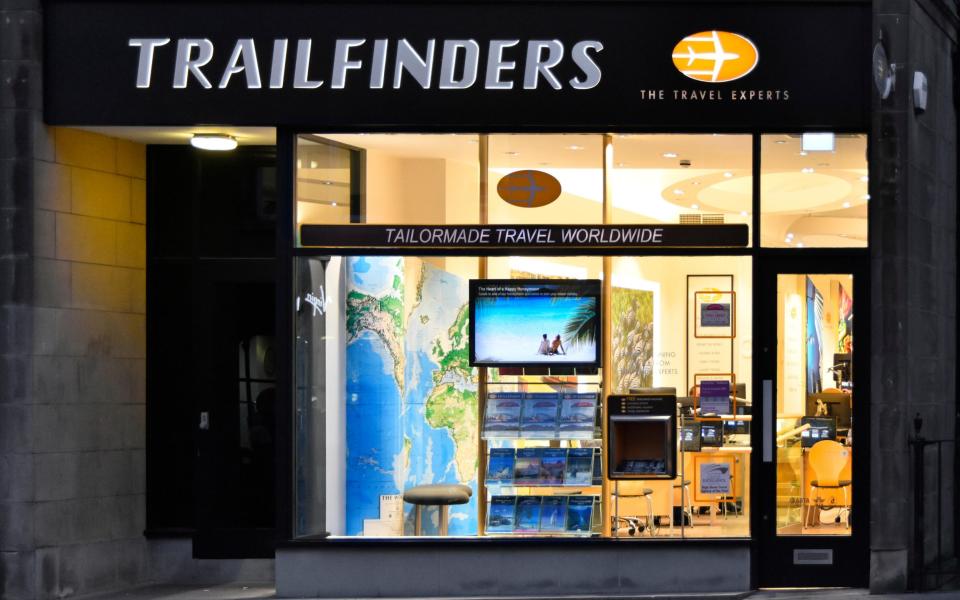 Trailfinders Scottish travel agent