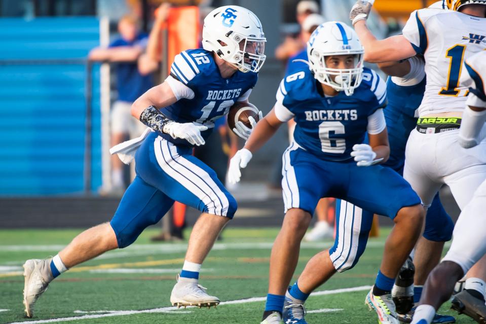 Spring Grove's Andrew Osmun was named to the all-state Class 5A team after being named the top defensive player in YAIAA Division I.