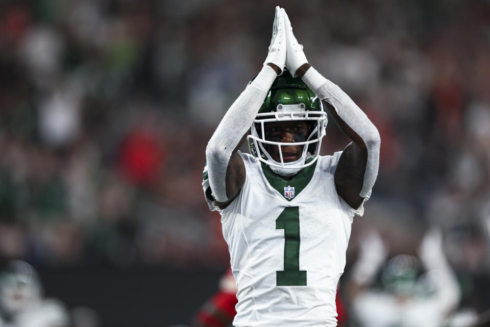 Sauce Gardner was just one of 19 NFL players on opening-day rosters last season from Detroit high schools, most of any city. (Photo by Kevin Sabitus/Getty Images)