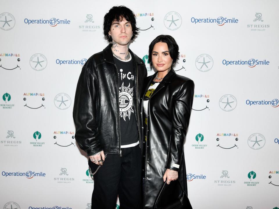 Demi Lovato, 31, and her current boyfriend Jutes, 32.