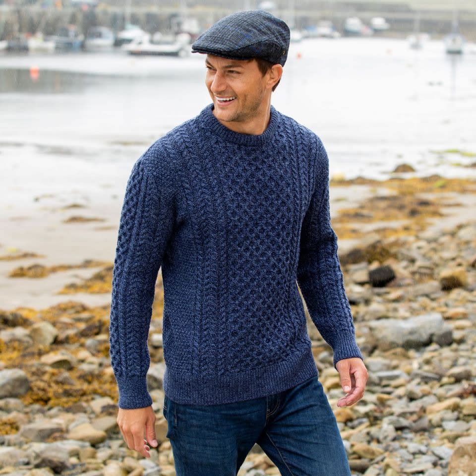 best fishermans sweater, The Irish Store Men’s Traditional Aran Sweater