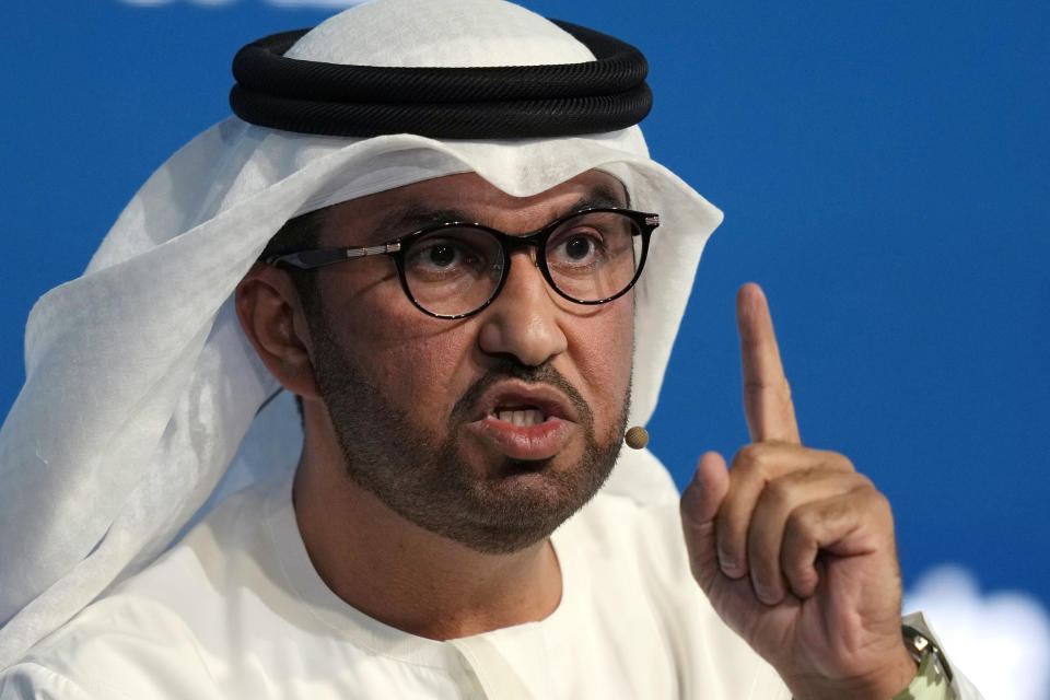 UAE's president-designate for UN COP28 offers full-throated defense of ...