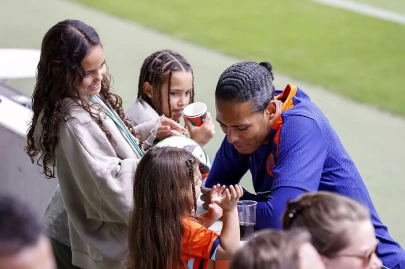 Virgil's family are supporting him in Germany