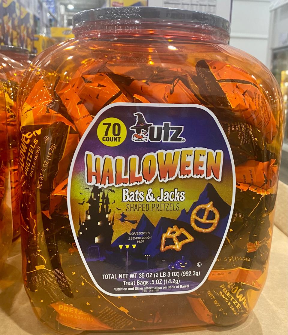 utz halloween barrel