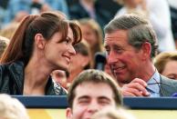 Who knows how impressed Shania Twain was when she met Prince Charles during the Party in the Park in aid of The Princes' Trust in Hyde Park in July 1999. (Stefan Rousseau/AFP)