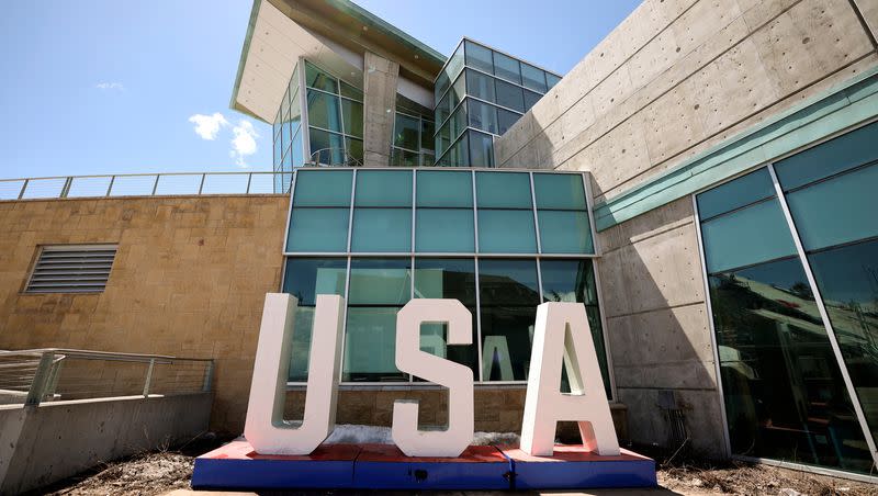 The Utah Olympic Park is pictured in Park City on Thursday, May 4, 2023. Utah’s bid team says paperwork for a future Winter Olympic Games is almost completed.