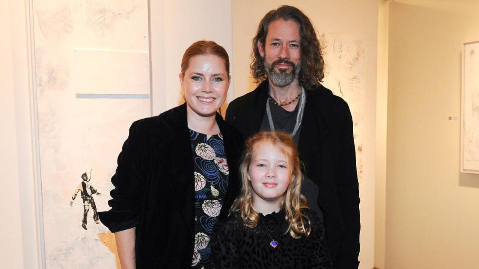 The cute family stepped out for Le Gallo's art exhibit opening.