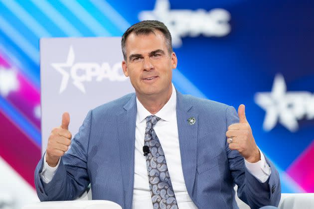 Gov. Kevin Stitt (R-Okla.) has said he supports rural schools as his opponent, Democrat Joy Hofmeister, has said Stitt's policies would lead to many rural school closures. (Photo: Pacific Press via Getty Images)