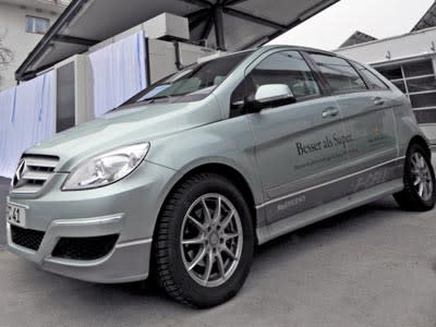 Auto ohne schädliche Emission: Der Mercedes F-Cell fährt mit Wasserstoff. (Bild: ddp images/ Winfried Rothermel)