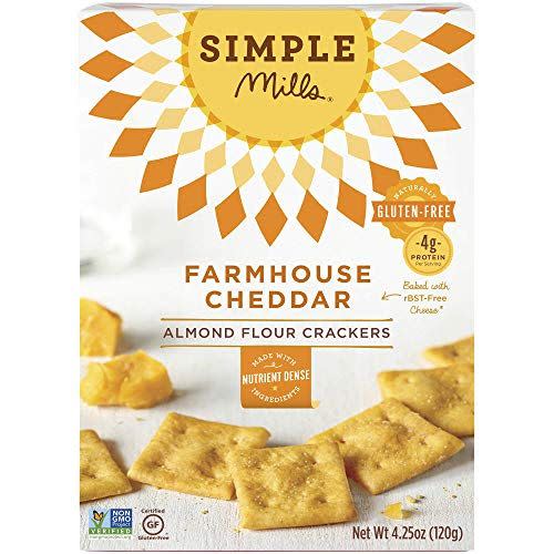 Farmhouse Cheddar Almond Flour Crackers