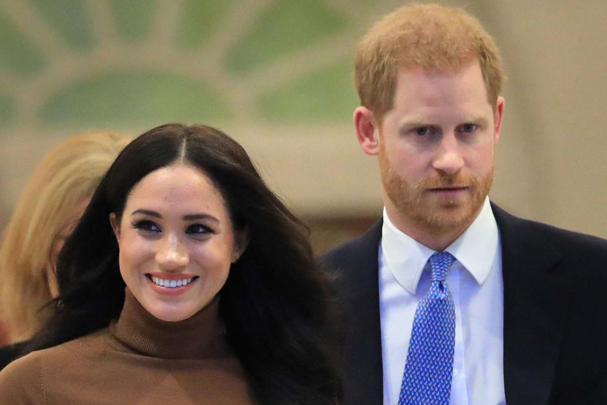 The Duke and Duchess of Sussex are to no longer use their HRH titles: PA