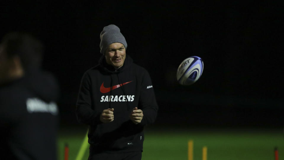Schalk Burger was speaking at a Gallagher ‘Train With Your Heroes’ event in Harrow