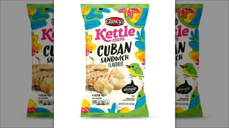 Cuban sandwich flavored kettle chips