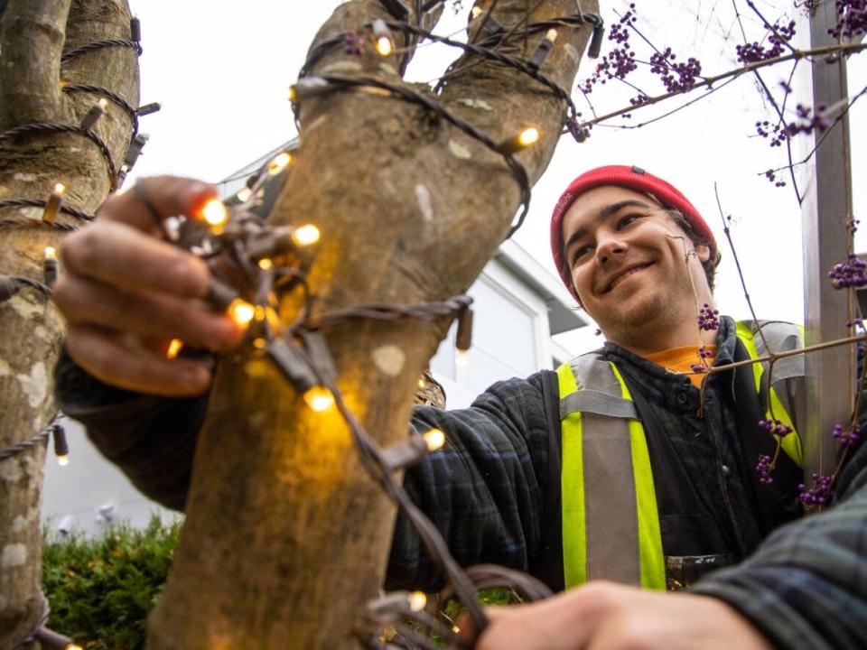 Fix your string lights, don&#39;t throw them out, say two Ottawa-area tinkerers. (Tina Lovgreen/CBC - image credit)