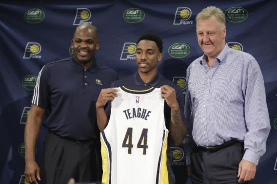 Jeff Teague is literally living in his parents' basement this season