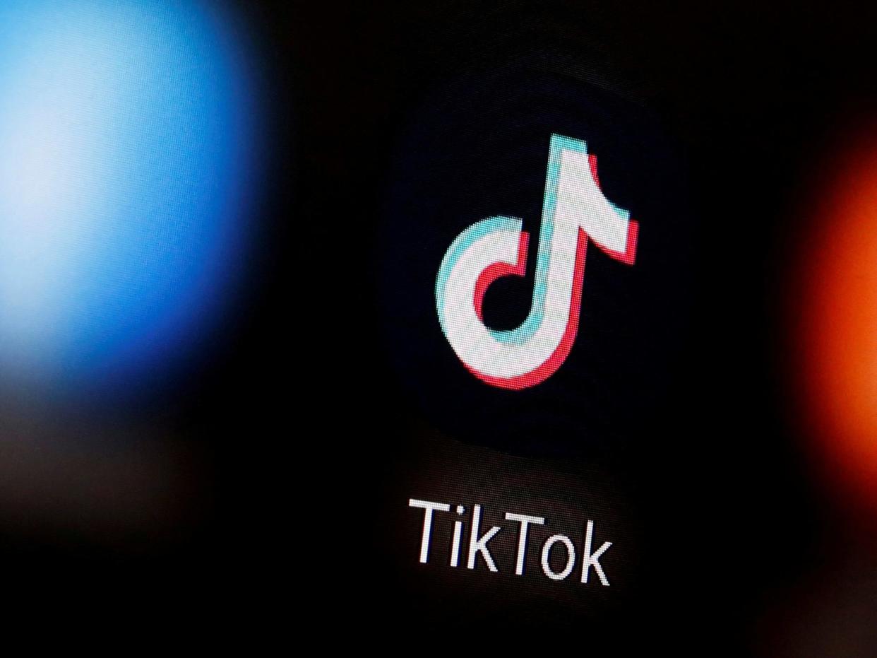 FILE PHOTO: A TikTok logo is displayed on a smartphone in this illustration taken January 6, 2020. REUTERS/Dado Ruvic/Illustration