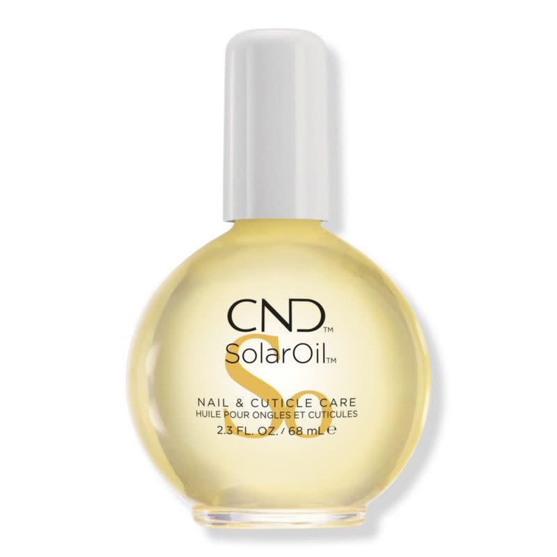 <p><a href="https://go.redirectingat.com?id=74968X1596630&url=https%3A%2F%2Fwww.ulta.com%2Fsolar-oil-nail-cuticle-conditioner%3FproductId%3D8131&sref=https%3A%2F%2F" rel="nofollow noopener" target="_blank" data-ylk="slk:Shop Now;elm:context_link;itc:0;sec:content-canvas" class="link ">Shop Now</a></p><p>Solar Oil Nail and Cuticle Conditioner</p><p>ulta.com</p><p>$13.90</p><span class="copyright">ulta.com</span>