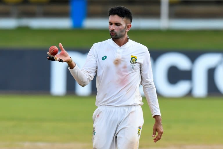 Keshav Maharaj made his Test debut in 2016 (Randy Brooks)