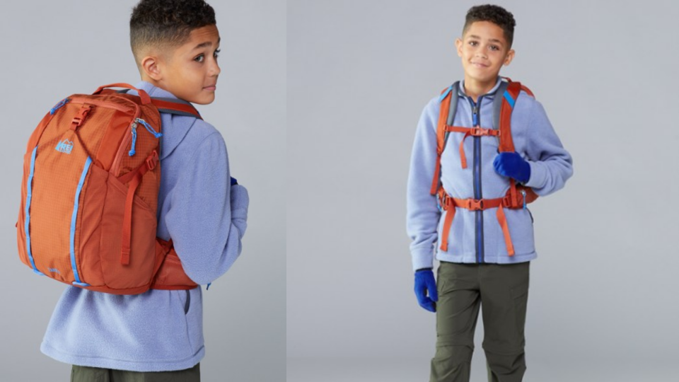 What kid doesn’t want a backpack with snack pockets and comfy straps?