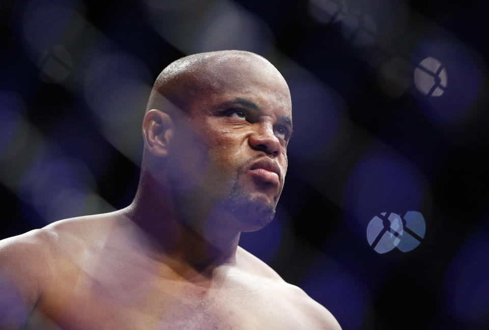 Dana White announced on Tuesday that Derrick Lewis will challenge Daniel Cormier, above, for the heavyweight championship at UFC 230. (AP)