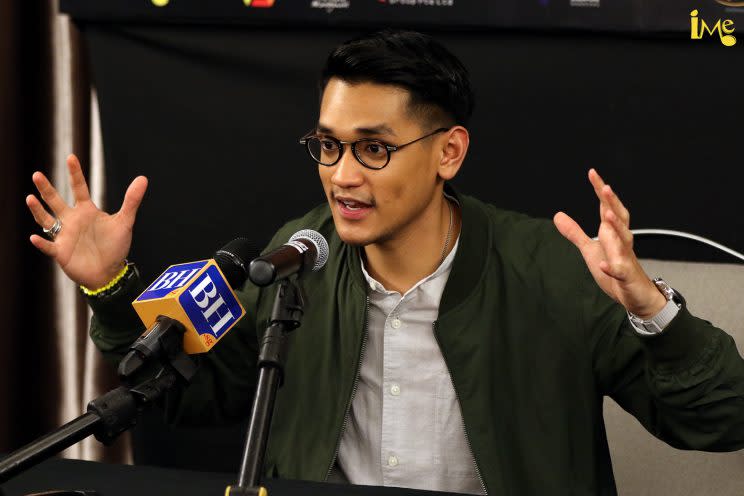 Indonesian singer Afgan (Photo: IME Singapore)