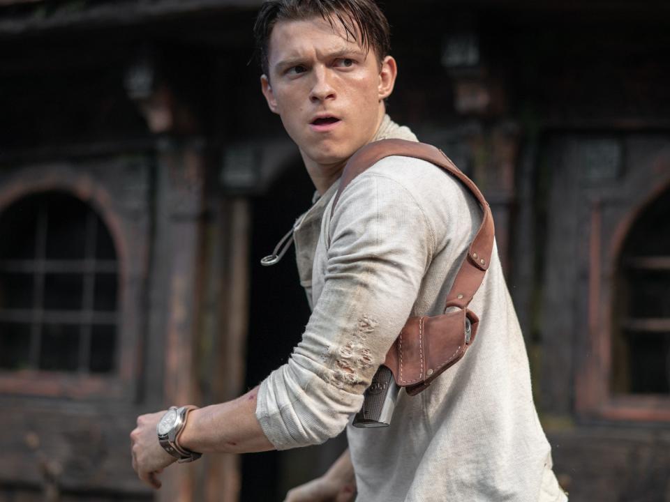 Tom Holland in Uncharted