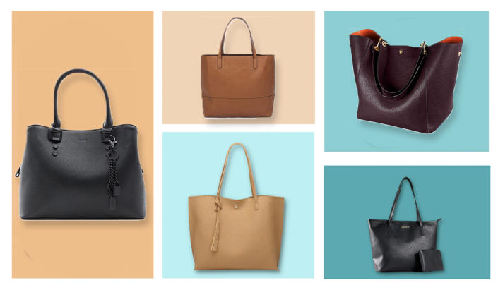 Classic structured totes don't need to cost an arm and a leg. (Photo: Amazon)