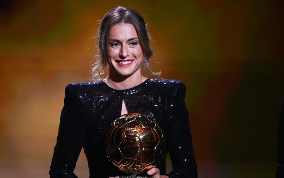 Spanish midfielder Alexia Putellas won the Ballon d'Or Feminin - AFP/Getty