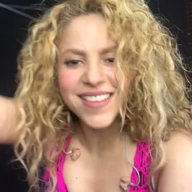 Shakira estuvo muy emocionada en Londres. <a href="https://www.instagram.com/shakira/?hl=en" rel="nofollow noopener" target="_blank" data-ylk="slk:Foto: Shakira/Instagram;elm:context_link;itc:0;sec:content-canvas" class="link ">Foto: Shakira/Instagram</a>