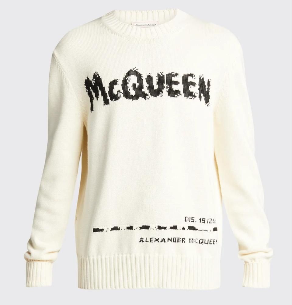 Alexander-McQueen-Graffiti-Logo-Sweater