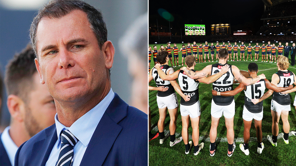 AFL great Wayne Carey (pictured left) had his elevation to AFL legend status rejected at the last moment. (Getty Images)