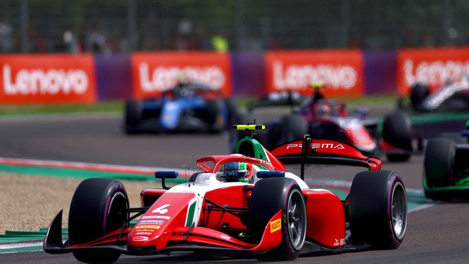 formula 2 championship round 4 imola feature race