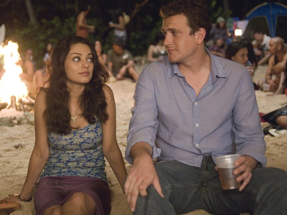 Jason Segel and Mila Kunis in ‘Forgetting Sarah Marshall’ (Shutterstock)