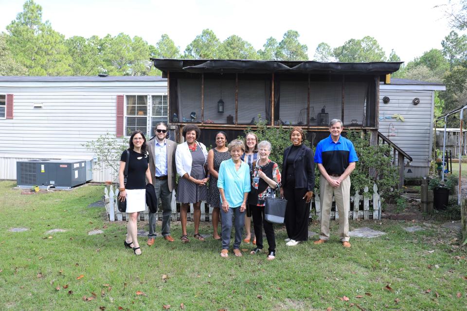 Visit to a program participant’s home in Aiken, SC with Aiken Electric Cooperative