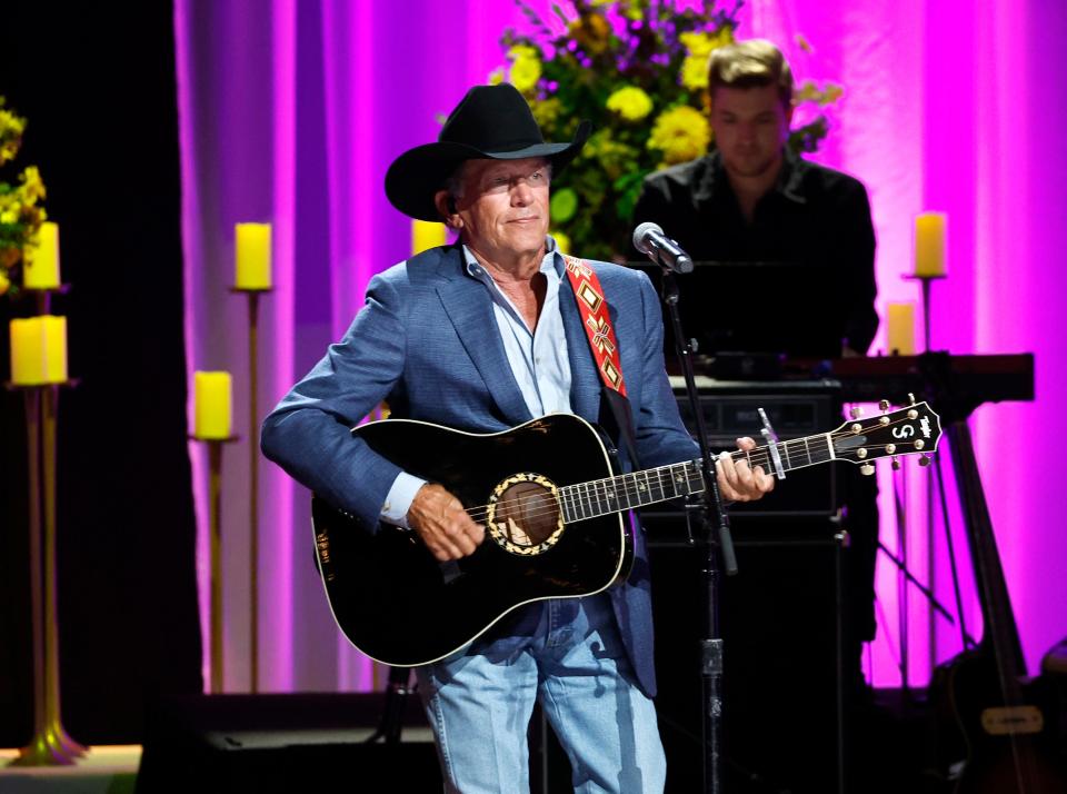 George Strait performs "Don't Come Home A Drinkin'"  at CMT's "The Coal Miner's Daughter: A Celebration Of The Life & Music Of Loretta Lynn."
