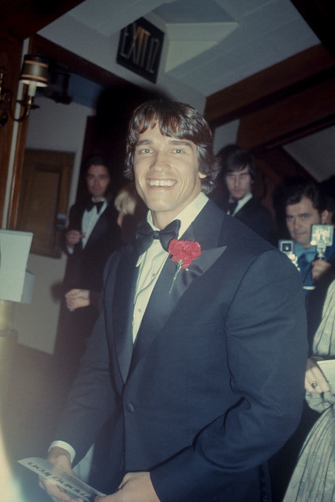 Schwarzenegger at an event in New York City in the early '70s