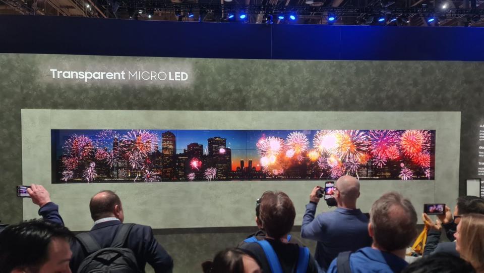 Samsung transparent Micro LED display