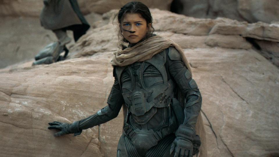 A picture of Zendaya in "Dune."