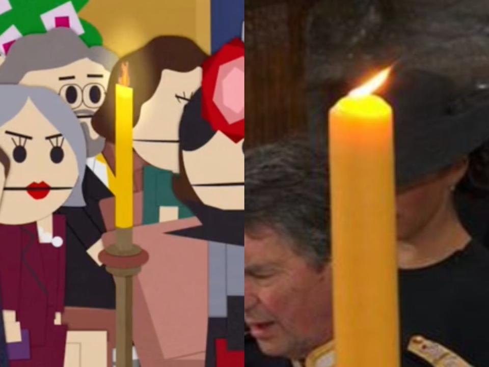 ‘South Park’ referenced the candle furore following Queen’s funeral (Paramount Plus)