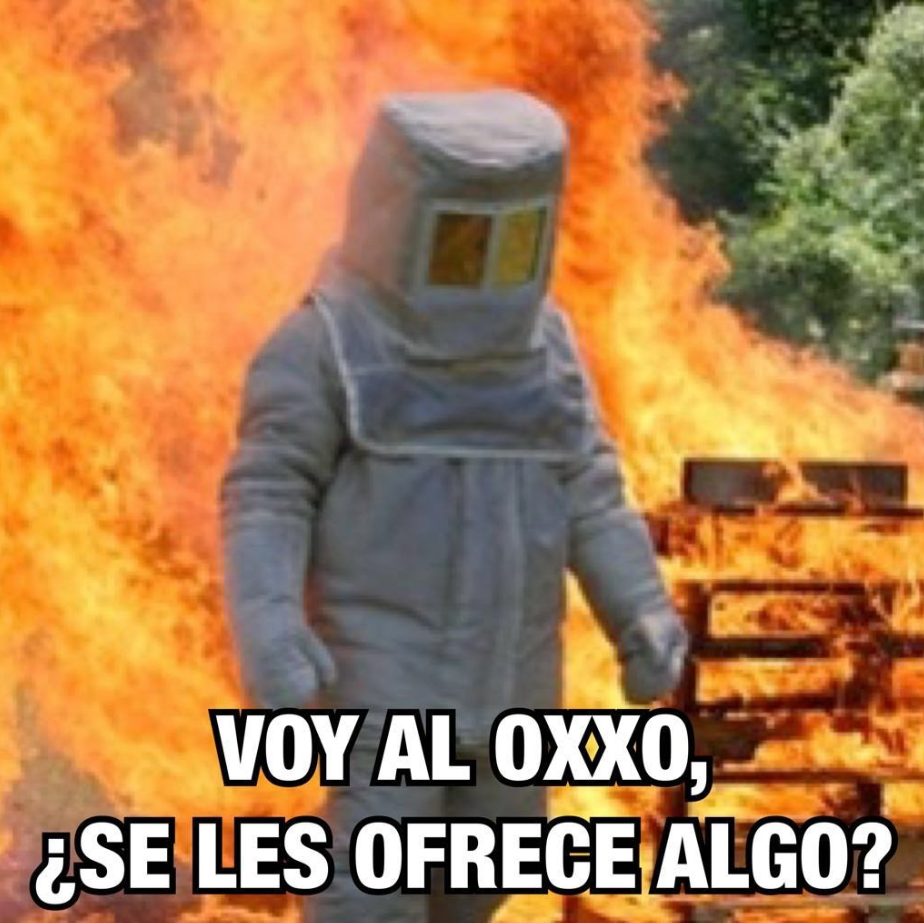 Memes por fuerte ola de calor en México